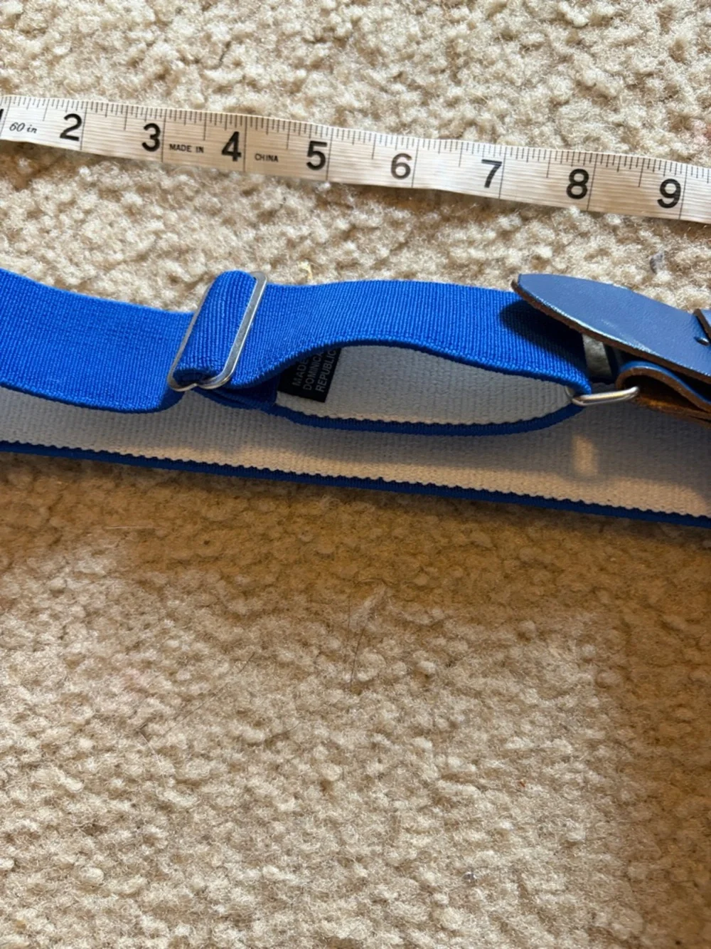 Kids Blue Elastic Baseball Uniform Belt with Matching Blue Socks